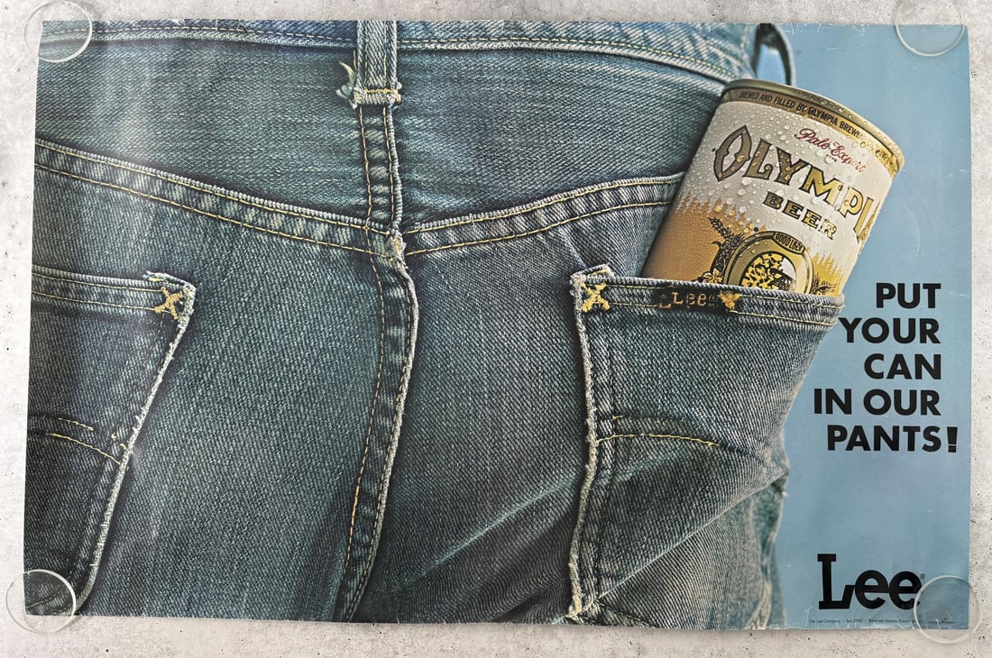 Lee Put Your Can in Our Pants Denim Poster (1 of 4)
