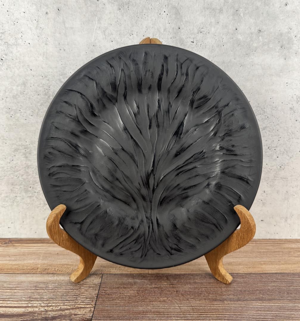 Rene Lalique Algues Noir Tree of Life Plate (1 of 4)