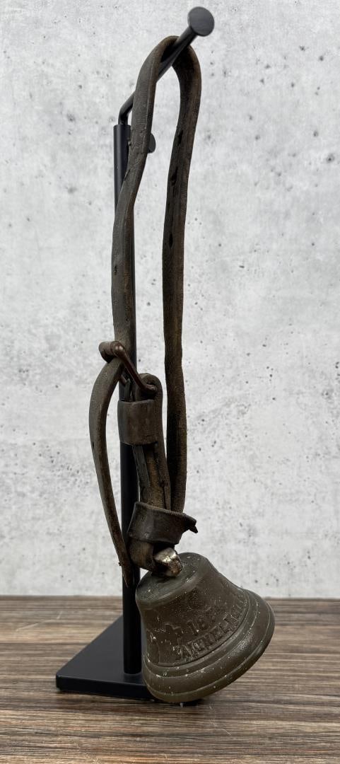 Antique Swiss Bronze Cow Bell 1878 (1 of 8)