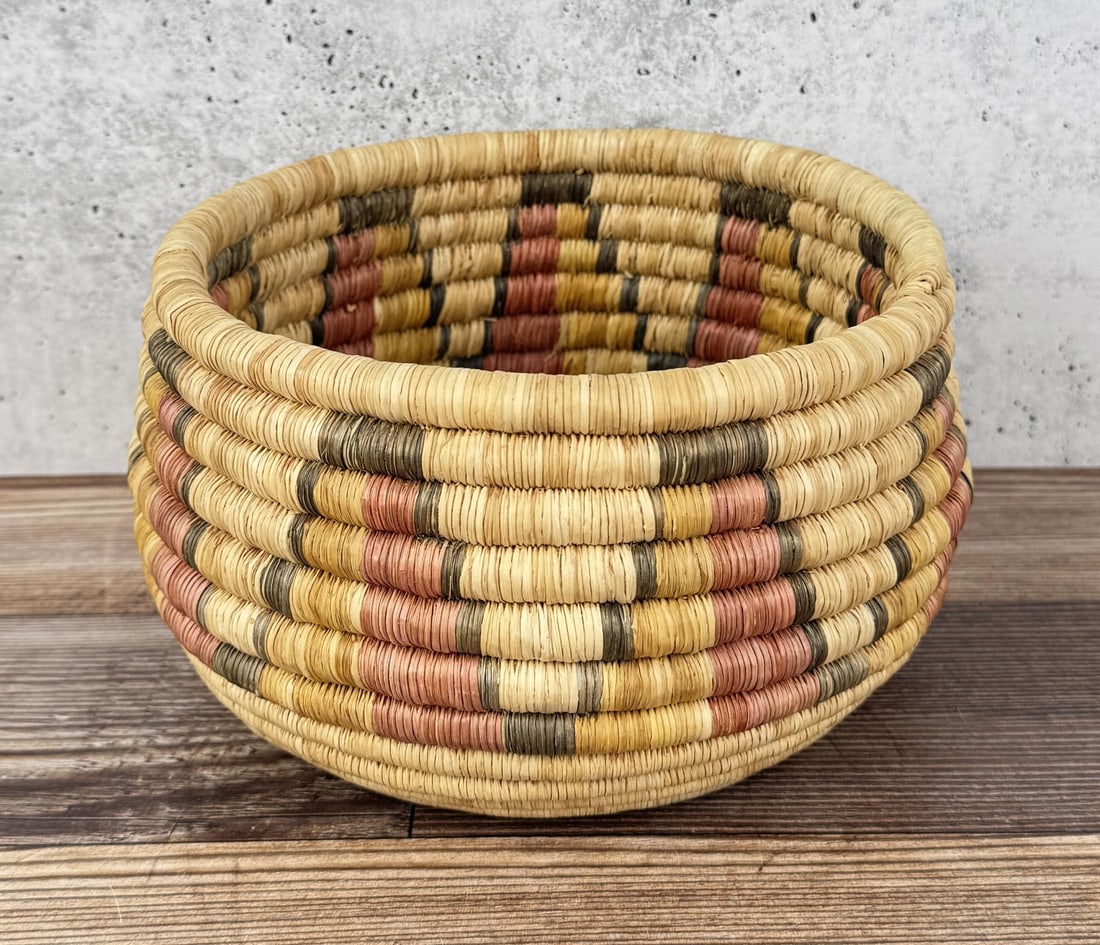 Hopi Native American Indian Coiled Basket (1 of 5)
