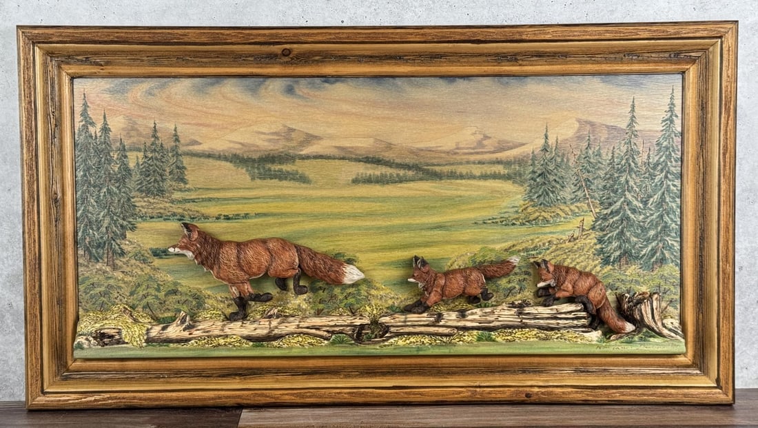 Ron and Lorna Davisson Carved Wood Sculpture (1 of 5)