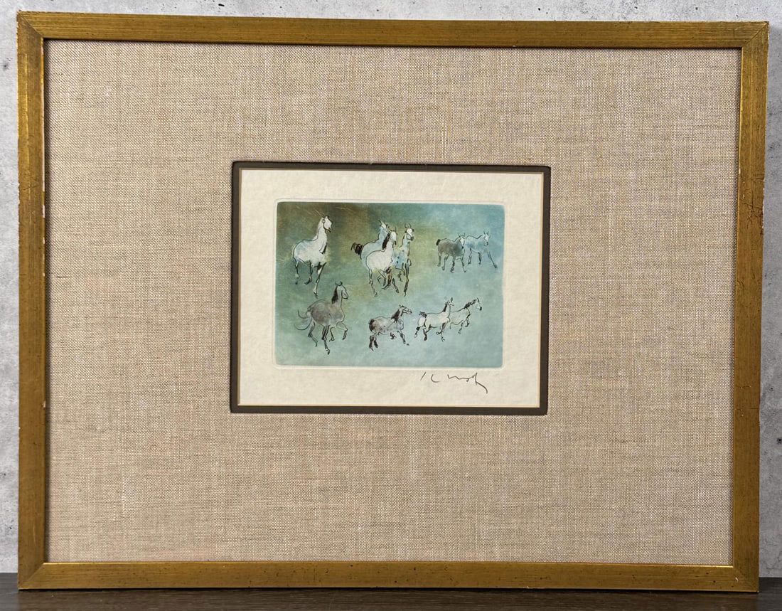 Kaiko Moti Dans La Prairie Aquatint Etching (1 of 5)