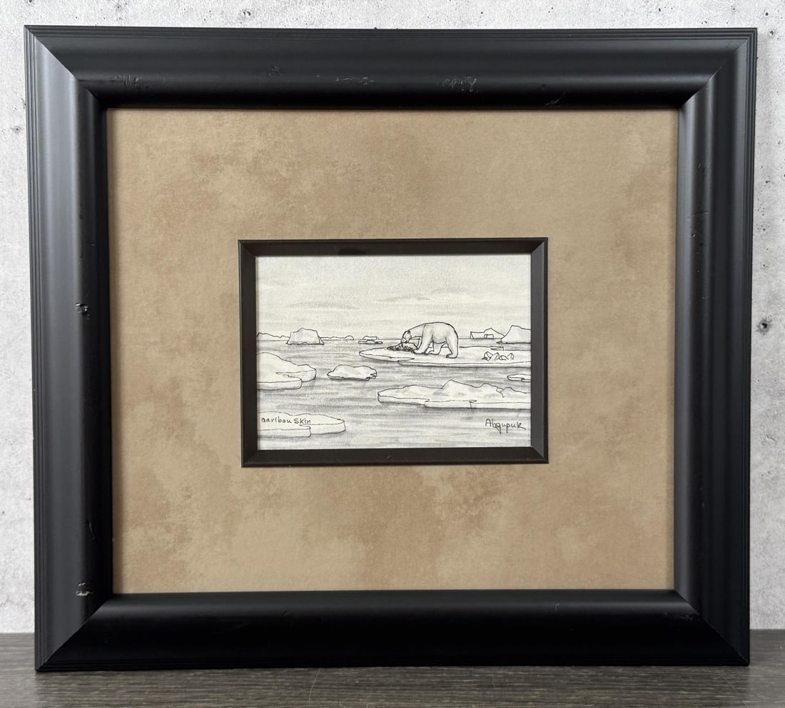 George Twok Aden Ahgupuk Polar Bear Drawing (1 of 6)