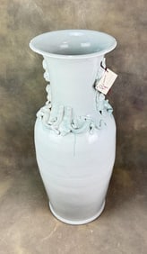 Chinese Porcelain Blanc De Chine Floor Vase