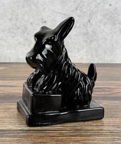 Boyd Art Glass Night Watch Scottie Dog