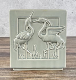 Mid Century Pottery Heron Wall Pocket