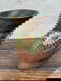 Roseville Pottery Dahlrose Vase