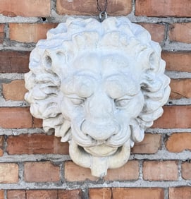 Architectural Cast Stone Lion Fountain Head