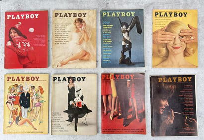 1961 Playboy Magazines