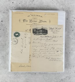 Binder of Antique Historic Montana Paper Ephemera