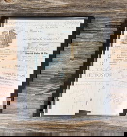 Binder of Antique Historic Montana Paper Ephemera