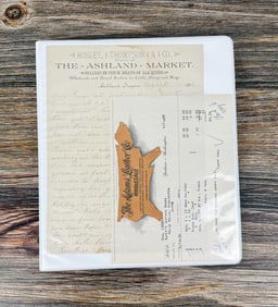 Binder of Antique Historic Oregon Paper Ephemera