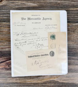 Binder of Antique Historic Montana Paper Ephemera