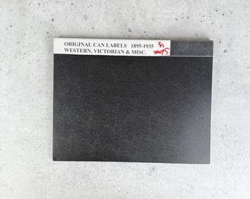 Binder of Antique Salmon Can Labels