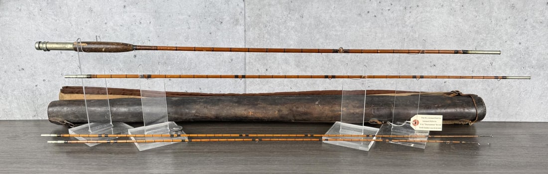 H.L. Leonard Mills Tournament Bamboo Fly Rod: 108" long.