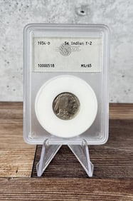 1934 D Buffalo Nickel MS65 AGS