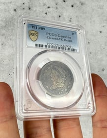 1810/09 Large Cent PCGS Genuine