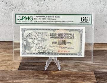 1978 Yugoslavia 1000 Dinara Note