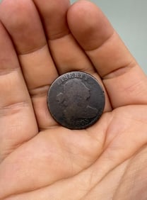 1803 Draped Bust US Large Cent Coin