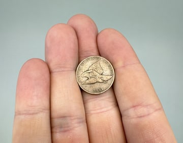 1857 Flying Eagle One Cent Penny Coin