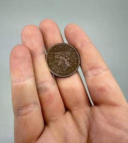 1843 Braided Hair Large Cent