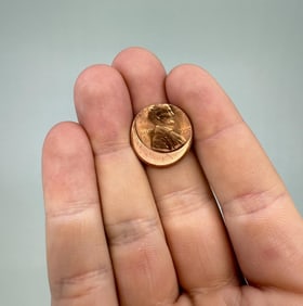 Off Center Error Lincoln Cent Penny