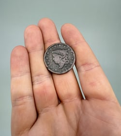 1819 Braided Hair Large Cent