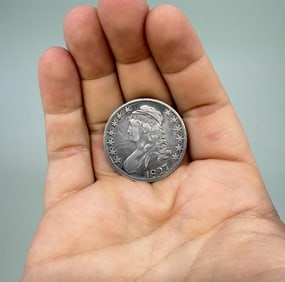 1827 Capped Bust US Half Dollar Coin