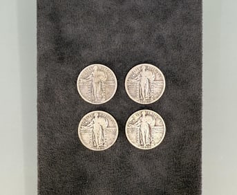 Group Of Standing Liberty Quarters SLQ