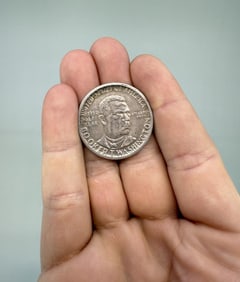 1950 S Booker T Washington Silver Half Dollar Coin