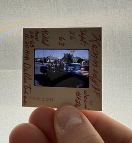 Original President John F Kennedy Motorcade Slide