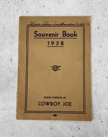 1938 Radio Program Souvenir Book Signed