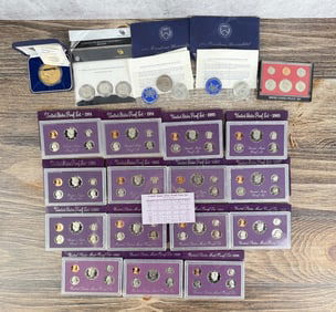 Collection Of US Mint Proof Sets