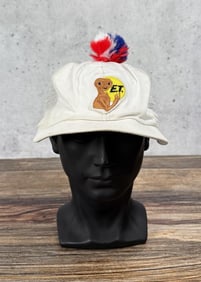 Vintage Child's ET Extra Terrestrial Pom Pom Hat