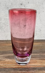 Hand Blown Art Glass Vase