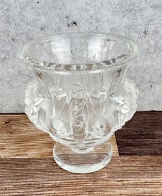Lalique Dampierre Crystal Vase