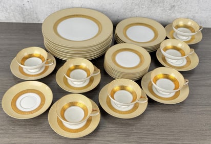 Set Of Rosenthal Golden Grail Dishes