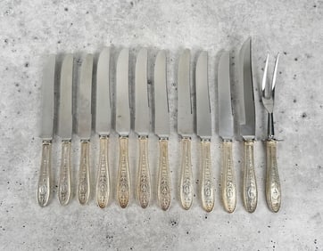 International Sterling Wedgwood Knife Set