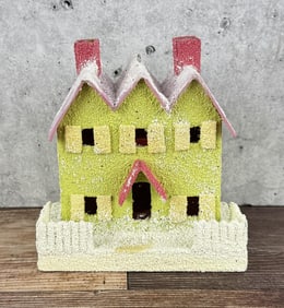 Cardboard Christmas Putz House