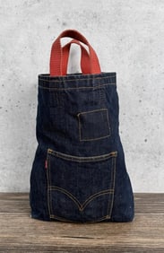 Levis Big E Levi Strauss Store Denim Tote Bag