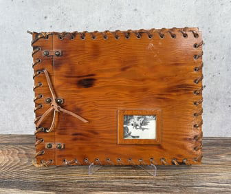 Folk Art Pine Cover Photo Album