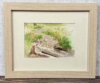 North Fork Sun Valley Watercolor Painting
