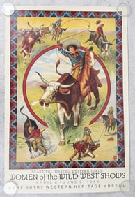 Women of the Wild West Show Poster