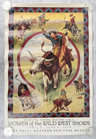 Women of the Wild West Show Poster