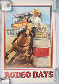 Kraft Rodeo Days Store Display Poster