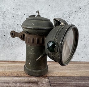 Columbia Model C Carbide Bicycle Lamp Lantern
