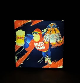 Budweiser Bud Man Lighted Sign