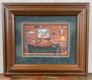 Monte Dolack Bears Den Print