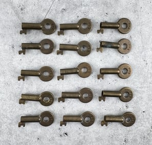 Group Of Montana Rail Link Switch Lock Keys
