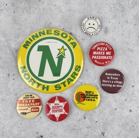 Vintage 80s 90s Counter Culture Buttons